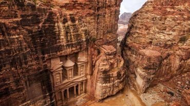 Petra from above