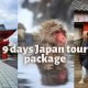 9 days Japan tour package