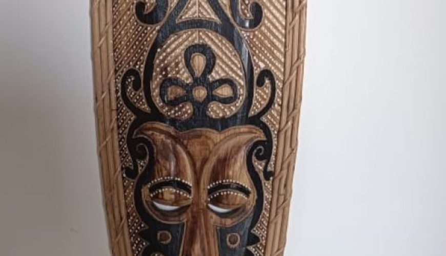 Balinese long faced head mask for Wall