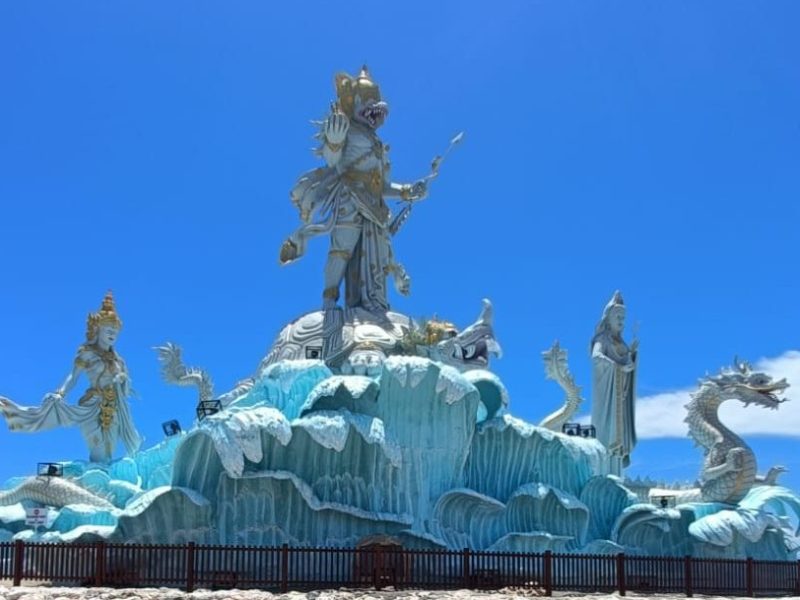 Baruna Statue at Jerman Beach