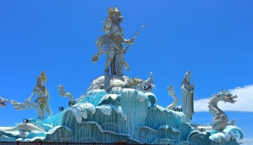 Baruna Statue at Jerman Beach