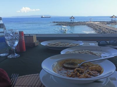 Indian vegetarian food at Le Zat Candidasa Bali