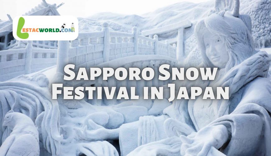 Sculptures of snow at the Sapporo Snow Festival