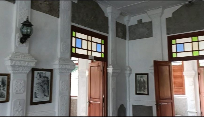 Museum where photos of royal family of Ujung water palace are placed