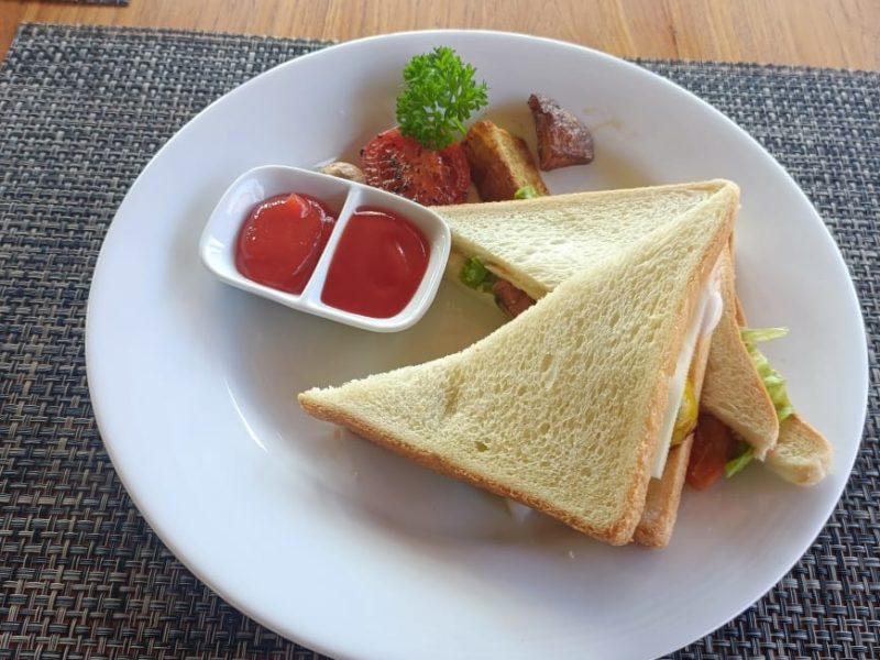 Veg Meal in Bali5 Veg Sandwiches in Bali