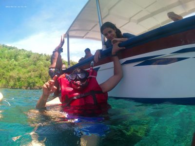 Nusa Penida Island images of travellers1 Tourists enjoying Snorkelling at Nusa Penida