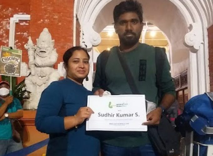 Sudhir visited Bali for 6 night 7 days Bali honeymoon tour package