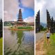 Collage of photos featuring Handara Gate and Ulun Danu Beratan Temple
