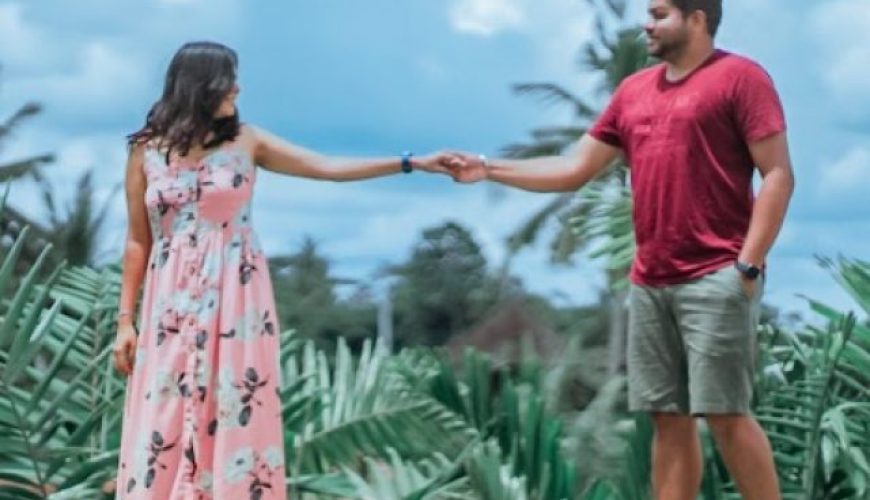 Akshata and her husband in Danakha villa on their honeymoon in Bali.