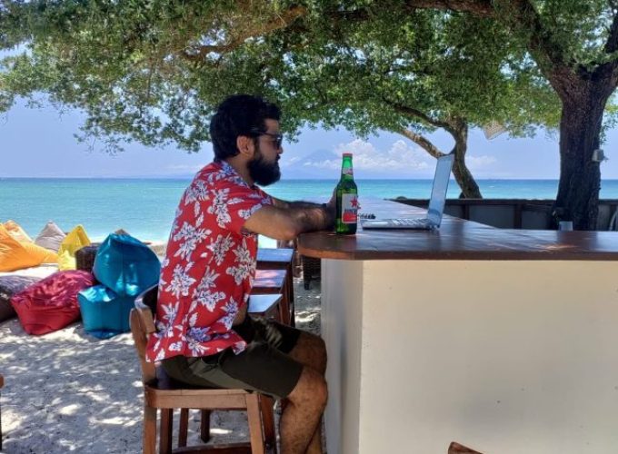 Adit sarin working from Gili Air