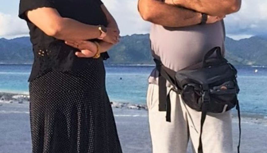 Adit Sarin and Ridhima Bhatt at Gili Island