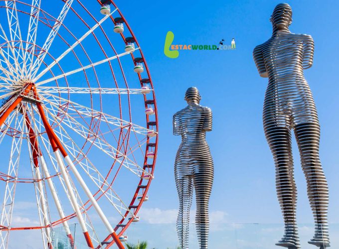 Ferris wheel in Batumi on a sunny day while on your 3 nights 4 days Batumi tour package