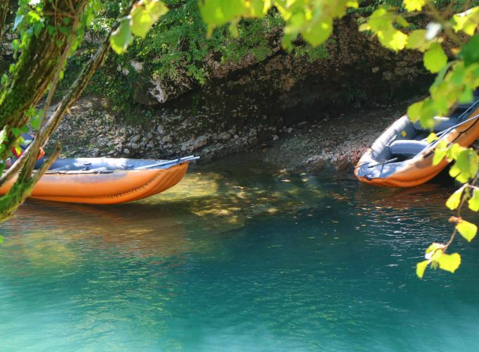 A breathtaking view of Martvili Canyon during the 3 nights 4 days Kutaisi tour package.