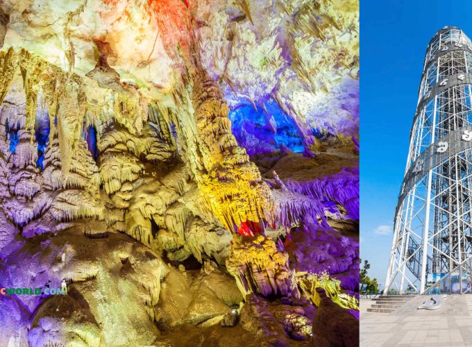 Prometheus Cave & Alphabetic Tower in Batumi
