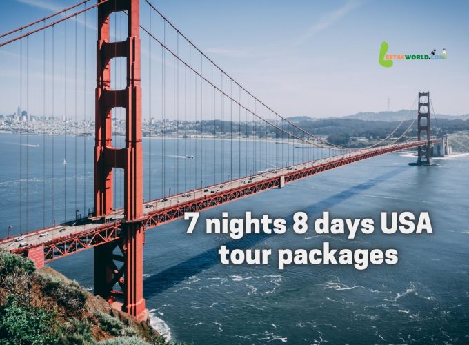 7 nights 8 days USA tour packages - Golden Gate Bridge, a famous landmark in San Francisco