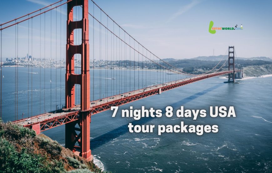 7 nights 8 days USA tour package