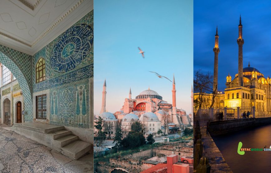 Istanbul City tour (Topkapi Palace + Hagia Sophia + Blue Mosque)