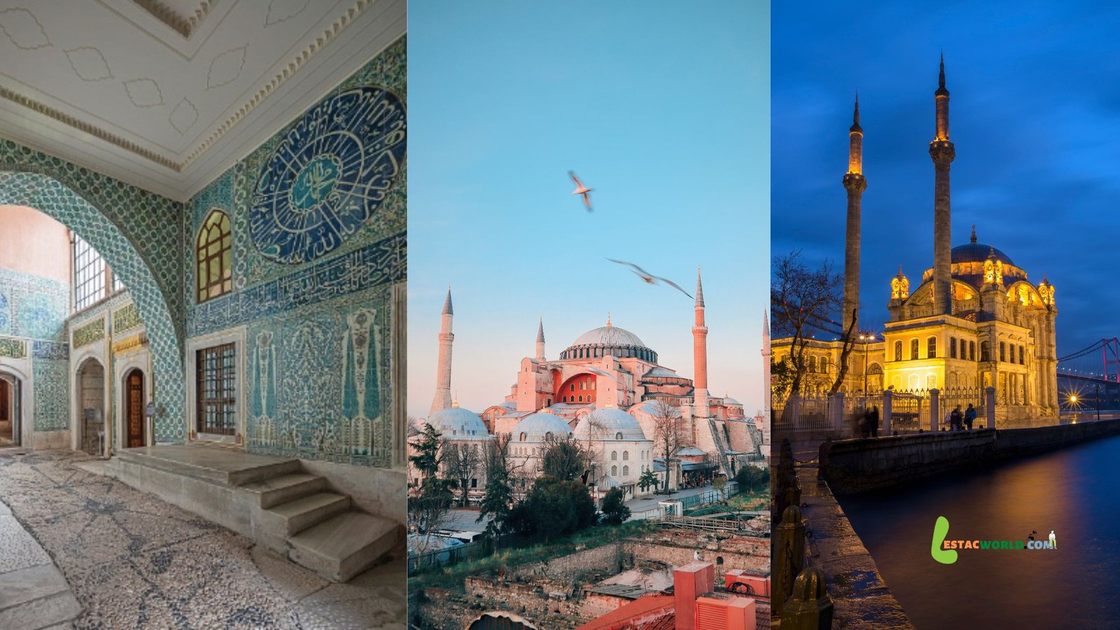 Istanbul City tour (Topkapi Palace + Hagia Sophia + Blue Mosque)