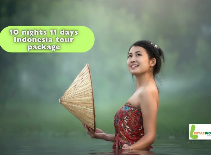 10 nights 11 days Indonesia tour package - Indonesian girl in a serene pond.
