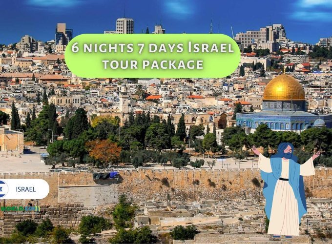 Aerial view of Jerusalem cityscape - A captivating panorama of Jerusalem's historic and modern cityscape.