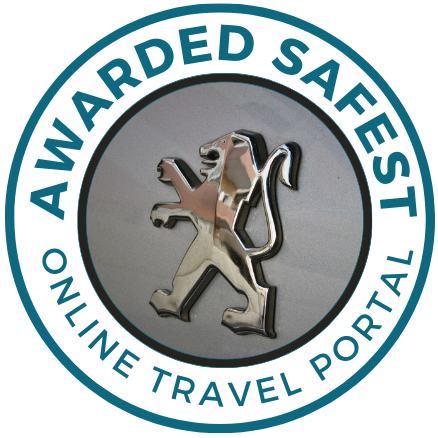 Awarded Safest Online travel Portal