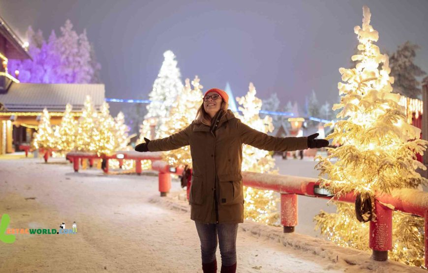 Group tour of Finland on Christmas