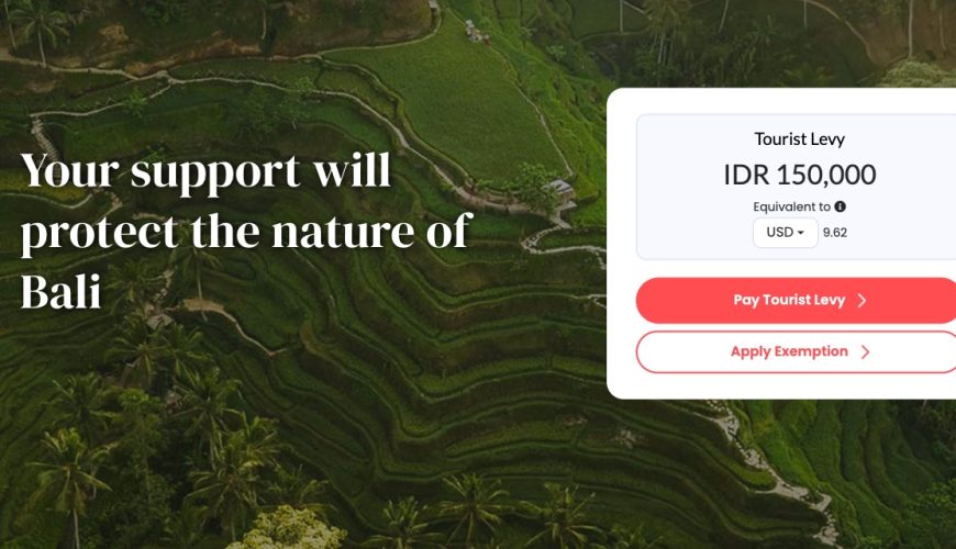 How to pay Bali tourist tax ?