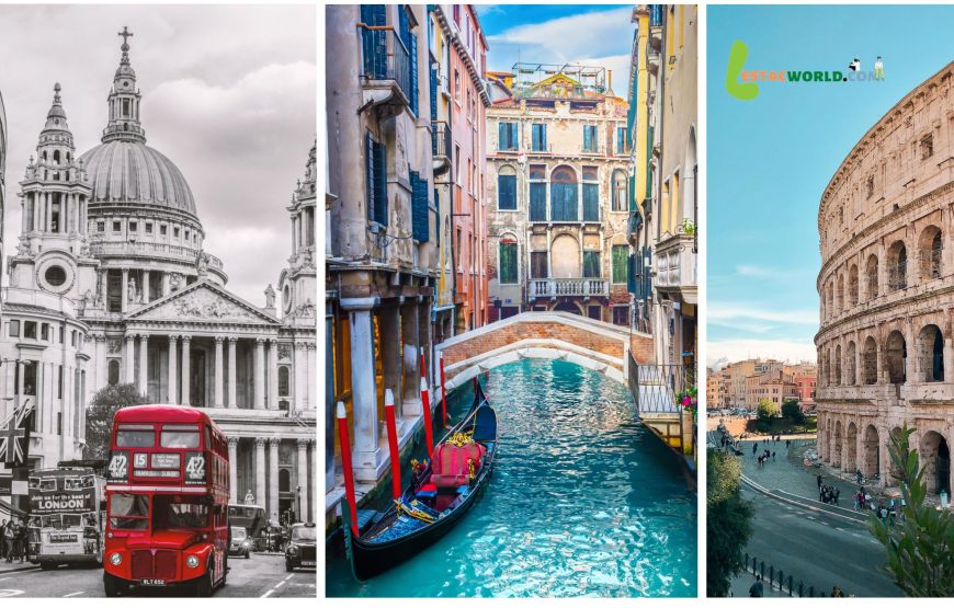 9 nights 10 days Italy and London tour package