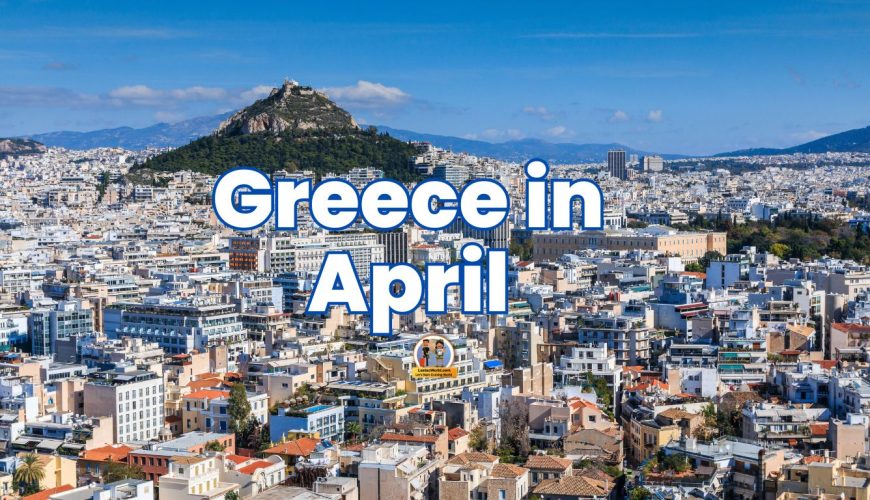 Aerial view of Athens city with ancient ruins and modern buildings under a clear blue sky.